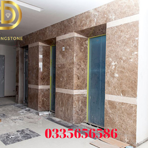 Đá ốp thang máy Marble Nâu Tây Ban Nha Nhạt