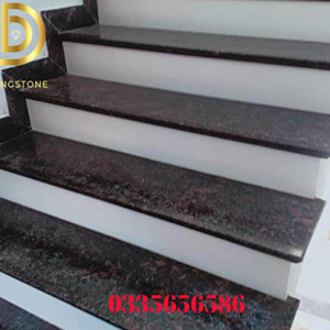 Cầu thang đá granite Nâu Anh Quốc